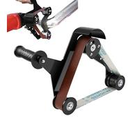 Angle Grinder Belt Grinding - Stainless Steel Sanding Attachment with Ergonomic Handle, Efficient Tool for Rust Removal Burrs Stains and Wood Grinding Practical Metal Woodworking Accessory