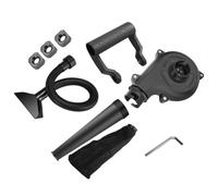 Angle Grinder Blower Bracket Converter for 100mm/115mm/125mm Angle Grinders - 2-in- Dust & Debris Air Blowing Tool, Plastic-Metal Construction, 3(A)