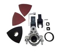 Angle Grinder Conversion Head High Carbon Steel Universal Adapter Kit for Woodworking and Furniture Processing with 2 Saw Blades 2 Sandpapers and Accessories