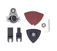 Angle Grinder Converter Set Universal Joint Stainless Steel Multi Purpose Tool Kit for DIY Woodworking Concrete Grinding Black and Silver