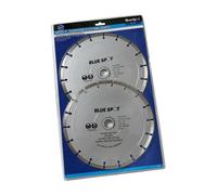 Angle Grinder Cutting Discs 230mm ( 9" ) Diamond Set - 2 Pack