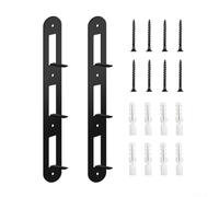 Angle Grinder Disc Holder Wall Mount Rack for 4.5 Inch Cutting Wheels - Duty Storage Stand with 3 Tiers for Workshop Garage Organization Black 42cm(2pcs)