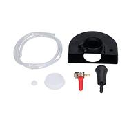 Angle Grinder Dust Cover with Adjustable Water Outlet, Cast Iron and Brass Valve, Standard Size 1 / 4in Valve - Durable Surface Grinding Dust Shroud, Flexible Water Pipe, Easy