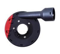 Angle Grinder Dust Shroud for Type 100 and Type 125, 140mm 180mm Cutting Disc Compatibility, Built-in Bristle Seal & 45mm Vacuum Port, Clamp Range 38-40mm 39-43mm, PC Cover for Stone Concret