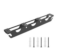 Angle Grinder Holder - Bay Power Tool Stand, Garage Wall Mount Bracket Grinders - Angle Grinder Storage Rack with 4 Hooks for Storing Discs, Angles Grinders Organiser Made of Steel Cutters