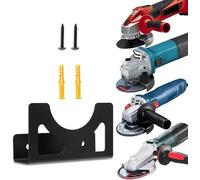 Angle Grinder Holder Premium Angle Grinder Wall Bracket in Stainless Steel Wall Mount 115-125 mm Includes Mounting Material Suitable for Many Manufacturers Einhell Makita Bosch Dewalt Flex