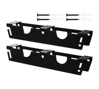 Angle Grinder Holder Wall Mount for Angle Grinder | Power Tool Rack with 2 Slots and Cord Hooks for Home Renovation, Workshop, Side Workbench