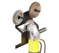Angle Grinder Holder - Wall Mounted Rack, Metal Tool Organizer | Cutter Polisher Wrench Storage Stand For Workshop Bench Garage Shed Room Power Tool Station Setup Maintenance Accessories Display