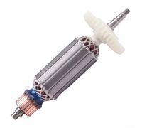 Angle Grinder Motor Armature For Rotor Anchor 220V All Copper Wire Replacement Part Compatible with For Dayi PAG02-100 Power Tool Accessory Total Length 160mm