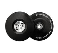 Angle Grinder Pads, Soft Black For Curved Surfaces Flexipads World Class Multi One Size