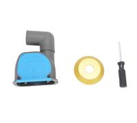 Angle Grinder Particles Shroud | Fit for 100/115 Grinder, Blocks Particles & Debris | Particles Collector Attachment for Marble Slotting/Wall Grooving | PA66 Material, 9mm (20MM)