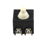 Angle Grinder Push Button Switch Replacement for 100 mm (4 inch) Angle Polisher - Plastic and Metal Construction, 250 V / 6 A Ra