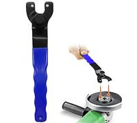 Angle Grinder Spanner - Universal Adjustable Pin Key Wrench 10-52mm, Heavy-Duty Lock-Nut Angle Grinder Key Tool with Non-Slip Coated Grip, Durable Wrench for Disc & Wheel Changes, Blue