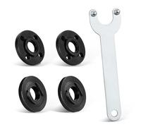 Angle Grinder Spanner Wrench Flange Nut - 1PC 140mm Angle Grinder Flange Wrench and 4PCS Flange Nuts