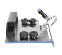 Angle Grinder Stand 100 Type Angle Grinder Stands Tile Chamfer Stand Adjustable Cutting Thickness 1-3mm Stainless Steel Bracket for Tile Cutting