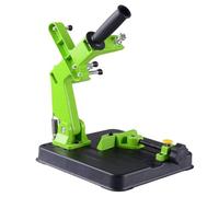 Angle Grinder Stand with Adjustable Support for Grinding Machines, Aluminum Bracket and Iron Base