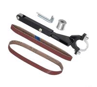 Angle Grinder to Belt Sander Conversion Kit for Model 100 Grinder with 6pcs Sand Belts and Accessories - Woodworking Tool Attachment for