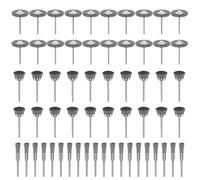 Angle Grinder Wire Brush 20/60PCS Wire Brass Wheel Brush for Rotary Tool Drill Bit Metal Polishing Deburring T Shape(60PCS Product 1 B)