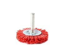 Angle Grinder Wire Brush Nylon Flat Brush Abrasive Wire Wheel Rotary Tool Polishing Deburring Brushes 50/75/100mm 6mm Shank(50mm)