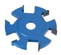 Angle Grinder Wood Carving Disc, Stump Grinder Teeth 6 Teeth Wood Milling Cutter Carbon Steel Carving Disc Woodworking Chainsaw For Angle Slotting Tool