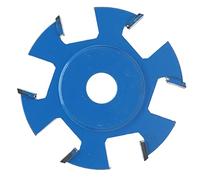 Angle Grinder Wood Carving Disc, Stump Grinder Teeth 6 Teeth Wood Milling Cutter Carbon Steel Carving Disc Woodworking Angle Grinder Slotting Tool
