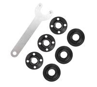 Angle Grinder Wrench, 7Pcs Lock Nut Set for, with Hard Spring Steel Material, Threaded Shaft, 3 Inner & Outer Nuts, for DW 193465-4