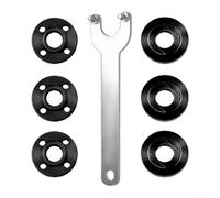 Angle Grinder Wrench, Heavy-Duty 7pcs 5/8-11 Pressure Plate with Nuts Set for Tool Maintenance(A)