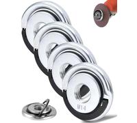 Angle Grinding Tool Flange Nut - M14 Self Tightening Lock Nut for Angle Grinders, Portable Quick Change Flange Nuts For Replacement & Fixing Cutting Disc (4)