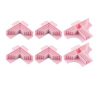 Angle Guides - 6 Pack Precise Positioning Tool Set Solid Right Angle Brackets Professional Workshop Supplies | Alignment Pliers for Craft Paper Car Collage