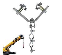 Angle Iron Pulley,Angle Iron Wheel Roller | Double Bearing Alloy Heavy Duty Pulley Roller 360° Rotatable 40#/50# for DIY System Lifting for Home Gym