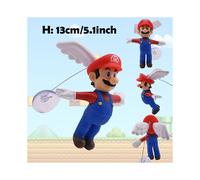 (Angle Mario, No Box) Super Mario Action Figure Bowser Princess Peach Anime Game All Star Collection Model Toy for Children