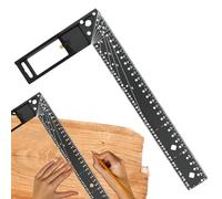 Angle Measure, Multi-Angle Combination Try Angle Right Tool - 90° Angle - for Carpenters Engineers Schools as well as for Work Home and Home Office