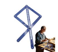 Angle Measuring - Rotary Corner Gauge, Adjustable Degree Scale | Precision Angle Location for Miter Cuts, Tapered Marking for Carpenter, Carpenter's Work