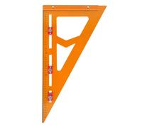 Angle Measuring Ruler Carpenter Engineer Marking Ruler 2 in 1 Triangle Tracer Square Protractor 45° and 90° Adjustable Positioning for Marking Indicator