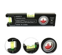 Angle Meter Level with Magnetic for Edge for Measuring - 20x5.5x1.6cm Acrylic + ABS Plastic Level Bubble Ruler Tool