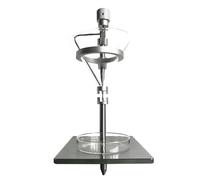 Angle of Repose Tester, Taper 60°±0.5°, Powder Particle Measuring Instrument, Inner Diameter of The Discharge Port 10mm, for Various Powders Metal PVC/PE