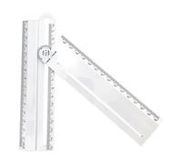 Angle Parallel Ruler - Professional Protractor And Measuring Guide, Multipurpose Geometry Instrument | Drafting, Sketching, DIY Crafts, Math Studies, Woodwork, Architecture, Workshop Use