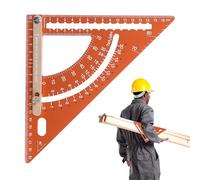 Angle - Precise Aluminium Alloy Scale, Ergonomic Measuring Tool, Robust Woodworking for Precise Angle Measurement, Lightweight Metal Ruler for Workbench Use, Clear