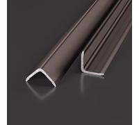 Angle Profile Aluminum Alloy Decorative Corner Strips, 1m*3pcs Ceiling & Wall Trim, for Home Interior, Perfect for Modern Finishing of Corners & Edges(Coffee Brown,15x15mm)