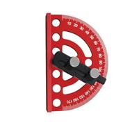 Angle Protractor 0-180 Degree Aluminium Alloy Adjustable Gauge