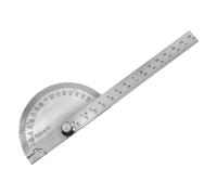 Angle Protractor - Stainless Steel 180 Degree Angle Gauge | Ruler for woodworking, tools for measuring angles craftsmen, mathematical protractor measuring angles