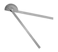 Angle Protractor Stainless Steel Protractor Adjustable Two Arm Ruler Finder with 180 Degrees Woodworking Measure Tools(30 cm)