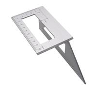 Angle Ruler 45/90 Degree T Shaped Aluminum Alloy Silver