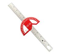 Angle Ruler | Aluminum Alloy Measuring Tool - Construction Protractors | for Marking Carpenters Architects Students Engineers