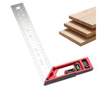Angle Ruler for Carpenters and Carpenters | Multifunctional Right Angle Measuring Ruler | 90 Degree Woodworking Angle | for Cabinets, Sideboards, Wardrobes, Wardrobes, Chairs, Tables as well as