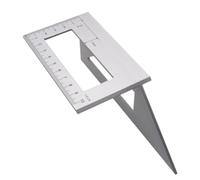 Angle Ruler T Shaped Silver 45/90 Degree Aluminum Alloy