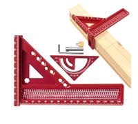 Angle Ruler - Triangle Ruler | Portable Precision Marking Multi-Angle Square for Drafting Woodworking Engineering Carpentry