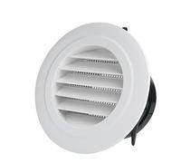 Angle Shutter Air Outlet Abs Round Adjustable Exhaust Vent Central Air Conditioning Ceiling Decorative Vent Hood(125mm(5inch))