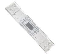 Angle Slot Monitor, Standard Acrylic Slit Meter - Transparent Analog Device for Horizontal and Vertical Measurement of