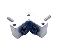 angle steering 1M 20T Spiral Bevel Gear Commutator 1 to 1 Transmission Reducer Corner Device 90 Degree Reversing Gearbox driving change(10mm shaft)